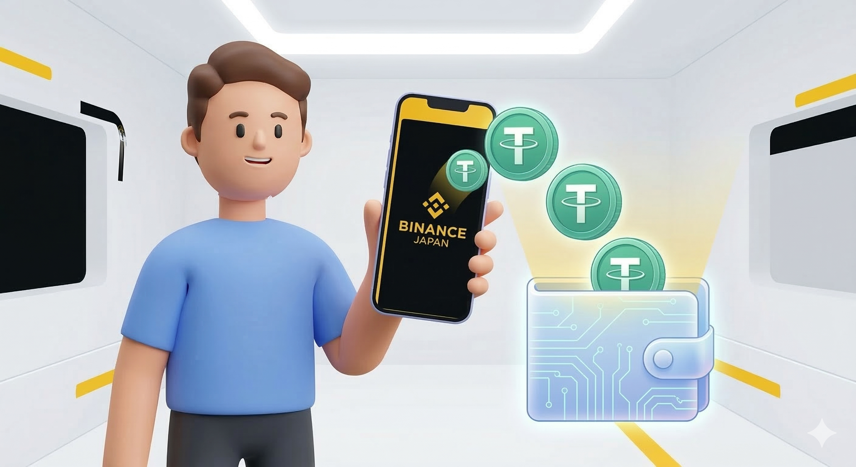 円 → USDT：Binance Japan