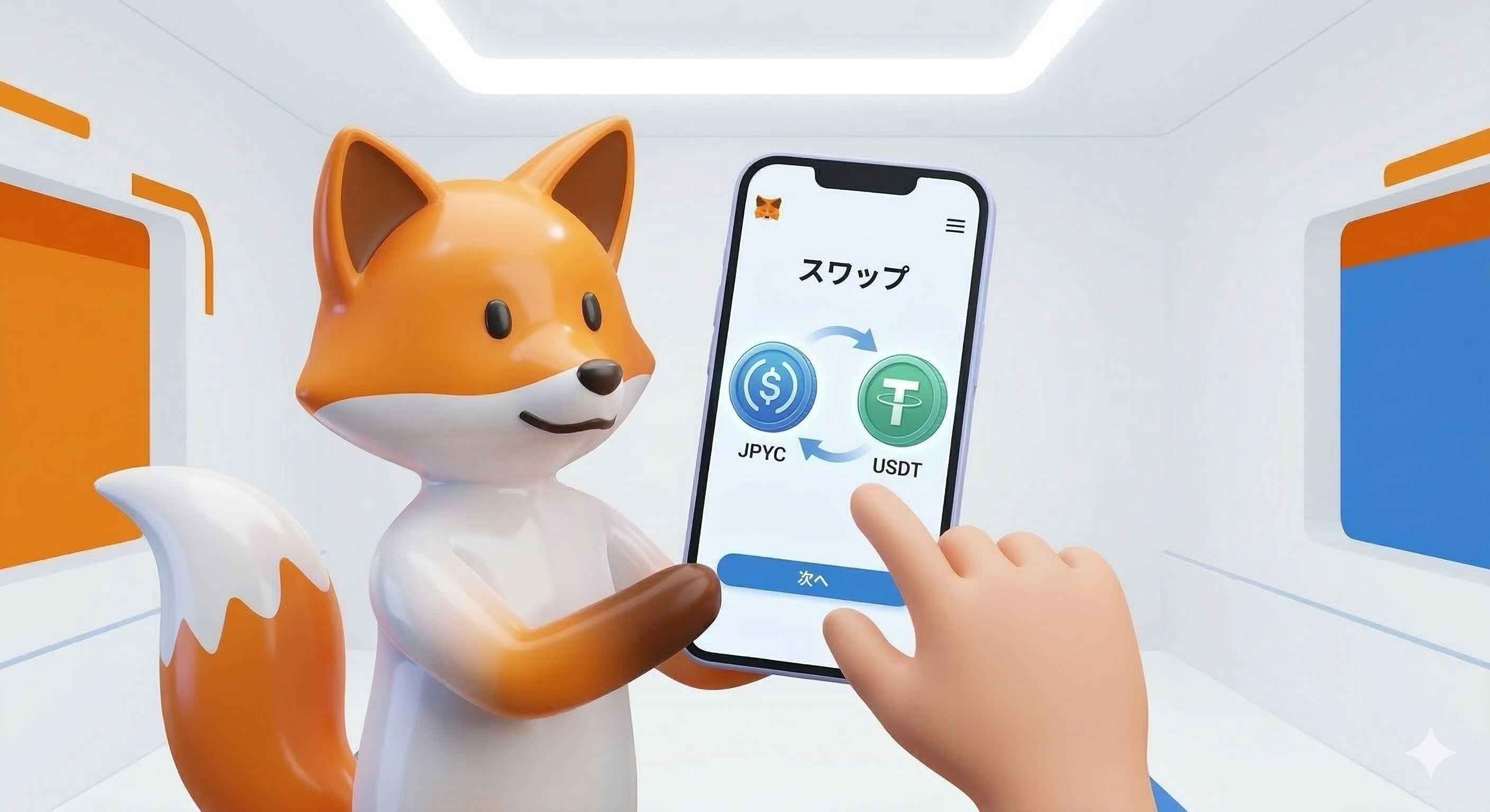 MetaMaskでもスワップ可能